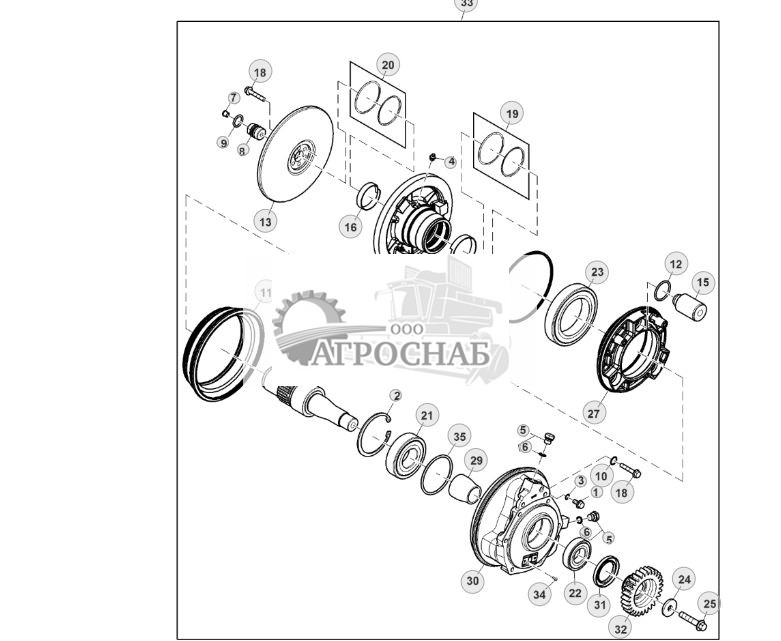 Fan Driver Assembly, Variable Speed, 9.0 L Engine - ST937655 358.jpg